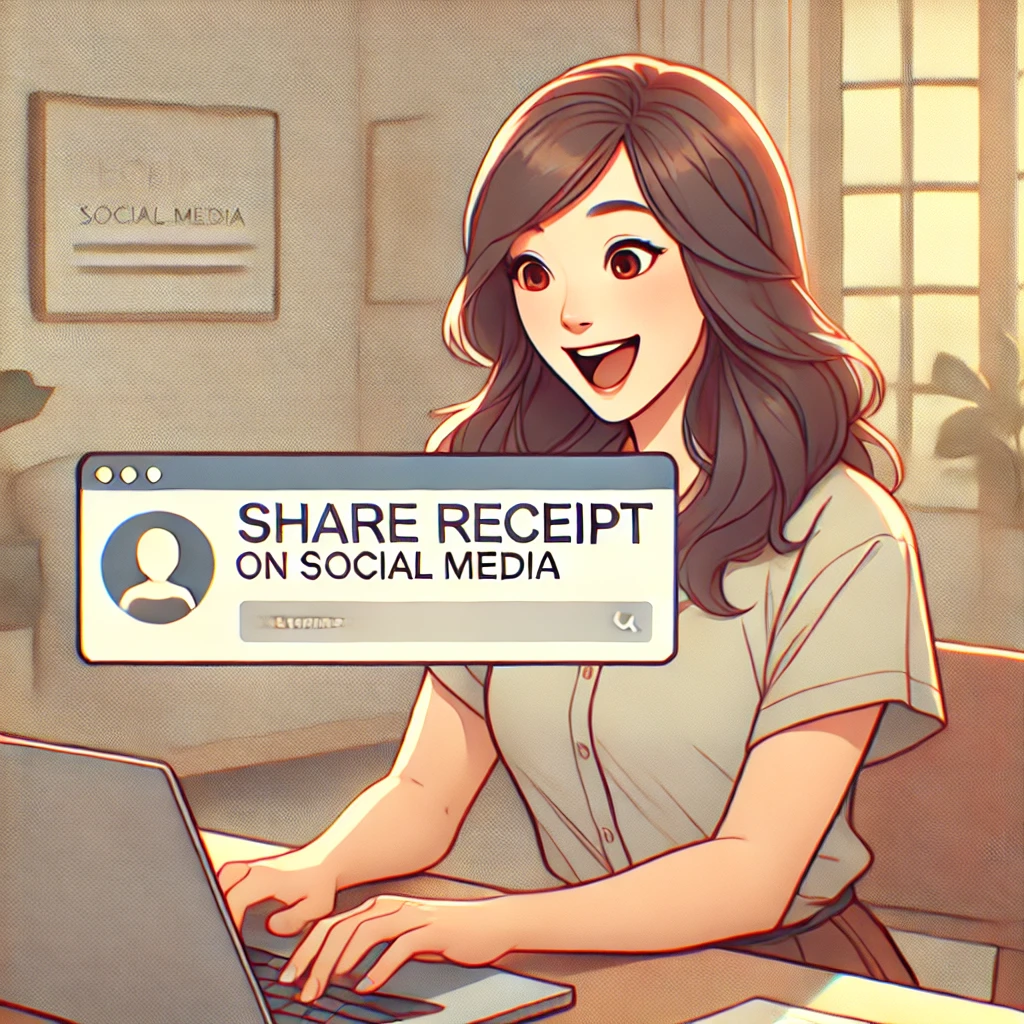 Share Your Receiptify Receipt on Social Media